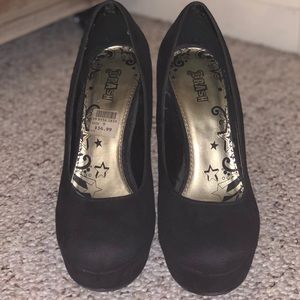 Classic black high heels